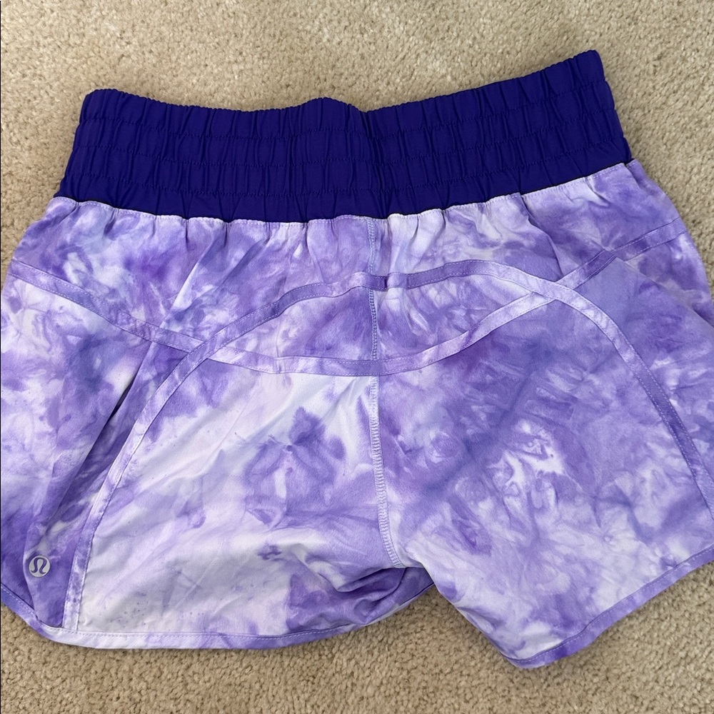 lululemon athletica Purple Tie-Dye Athletic Shorts - Picture 3 of 3